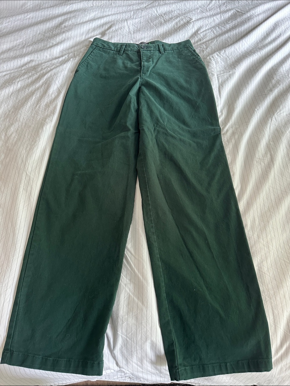 Women’s Wide-Leg Dockers Chino Pants - Dark Green